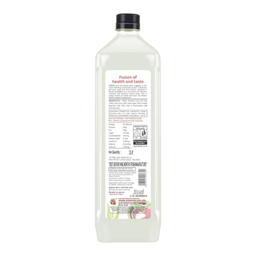 Alo Fruit Juice, Aloevera Juice| Fruit Juice Mai Aloevera Pulp | Healthy Hai Isme Aloevera Hai | Ready To Serve Drink - Image 3