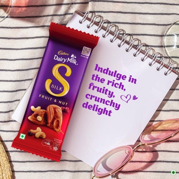Cadbury Dairy Milk Silk Fruit and Nut Chocolate Bar, 137gm - Image 4
