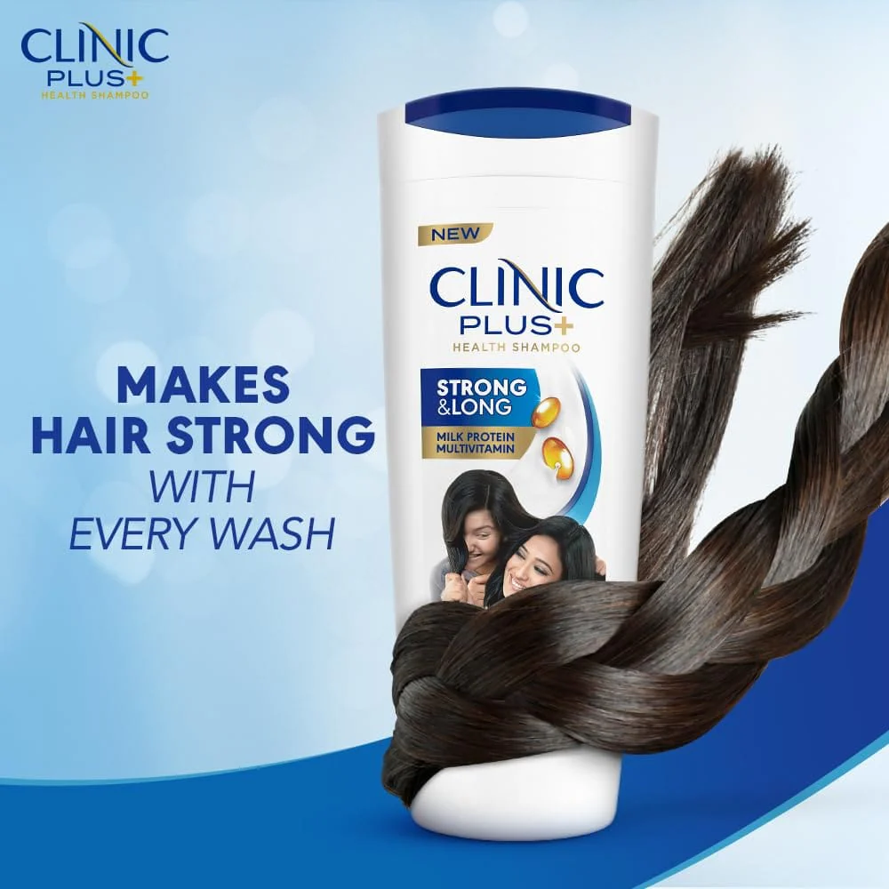 Clinic Plus Strong & Long Shampoo, 355ml - Image 2