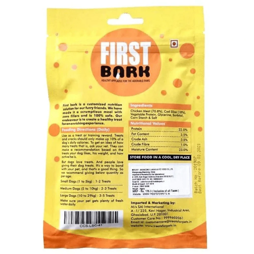 First Bark, Chicken & Cod Sandwich, 70g - Image 2