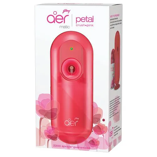 Godrej Aer Matic Kit, Petal Crush Pink