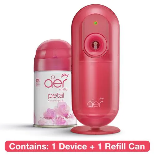 Godrej Aer Matic Kit, Petal Crush Pink - Image 3