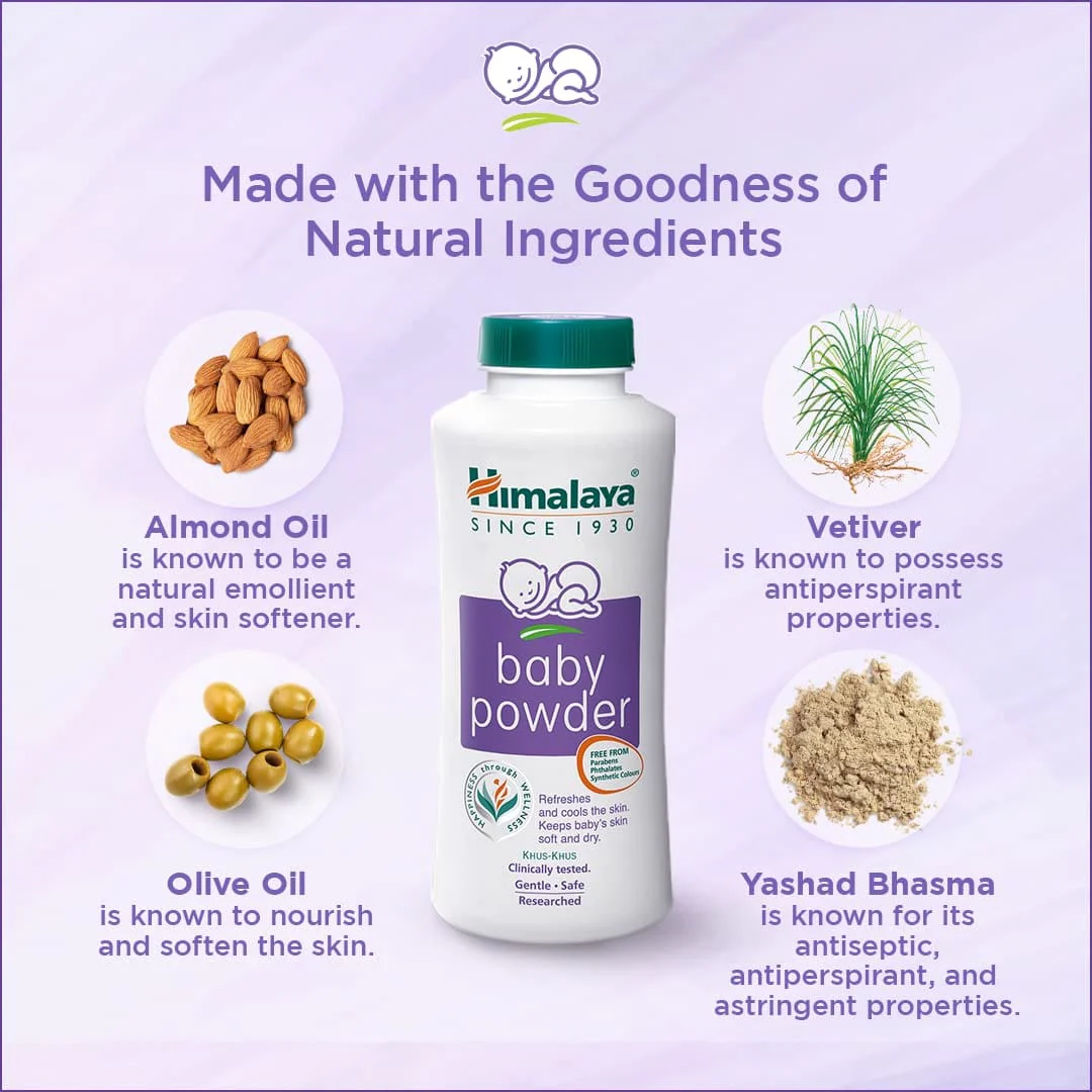 Himalaya Powder for Baby, 100gm - Image 4