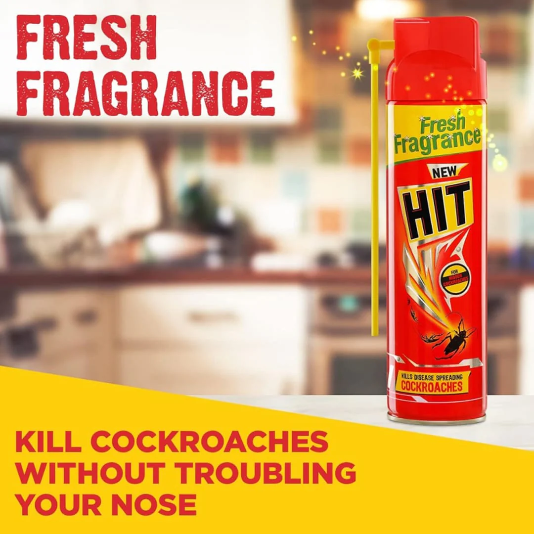 HIT Crawling Insect Killer – Cockroach Killer Spray, 625ml - Image 4