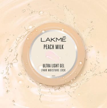 LAKMÉ Peach Milk, Ultra Light Gel Moisturizer, 100g - Image 4