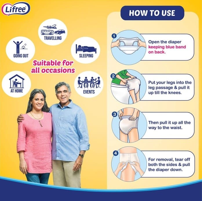 Lifree Extra Absorb Pants Unisex, Large (L), 10 Count - Image 3