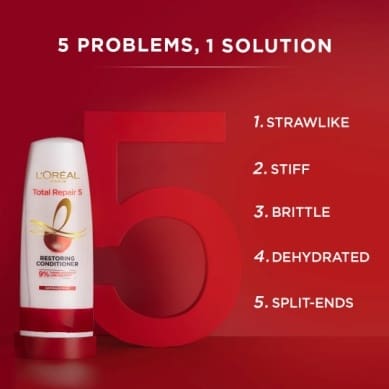 L'Oreal Paris Total Repair 5 Conditioner (180ml) - Image 2