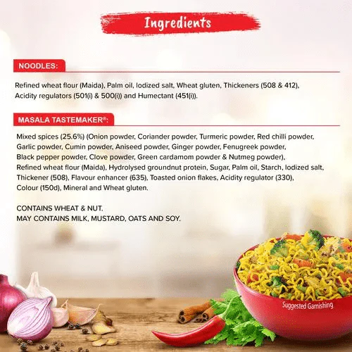 Maggi 2 Minute Instant Noodles Masala - 52gm - Image 4