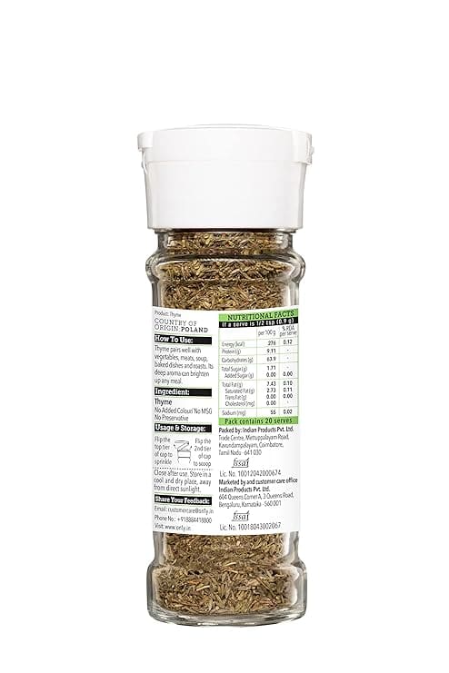 On1y Thyme Herb Seasoning, 18gm - Image 2