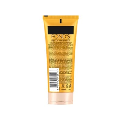 Pond's Detan Facewash for Tan Reduction, with Brightening Vitamin C & Niacinamide, All Skin Types, 100gm - Image 2